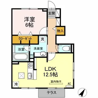 ルミナス【1階】の間取り