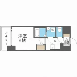 エスリード難波ザアーク【12階】の間取り