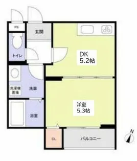 コンフォルタ中津【2階】の間取り