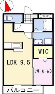 ハイツ千【1階】の間取り