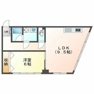 大和丸の内ビル【4A号室】の間取り