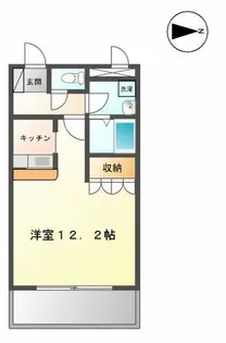ミレニアムハイツ熊本【103号室】の間取り