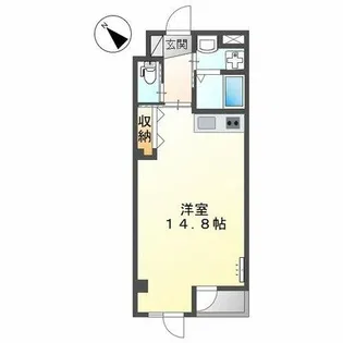 エトワール・ド・ヒサノ【1階】の間取り