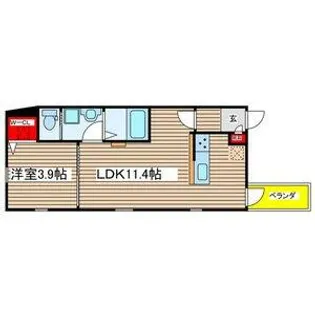 Zecca桜山【3階】の間取り