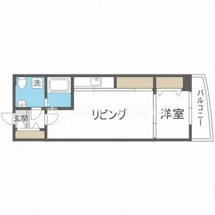 URBAN FLATS江坂【6階】の間取り