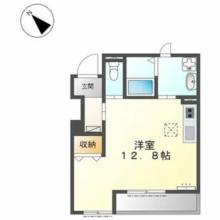 ディアコート明治本町【1階】の間取り