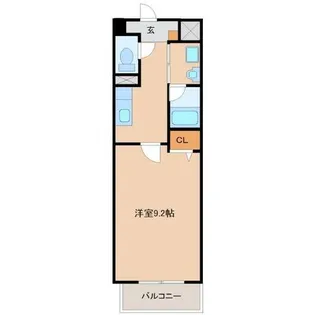 ソレアード・アビ【4階】の間取り