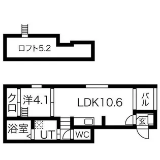 プライズ南十番【2階】の間取り