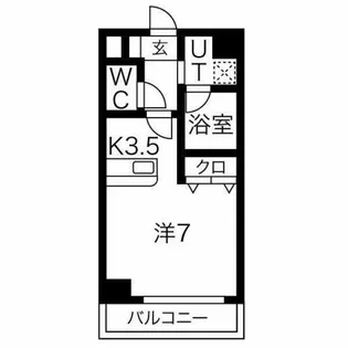 グランシャリオ長谷【2階】の間取り
