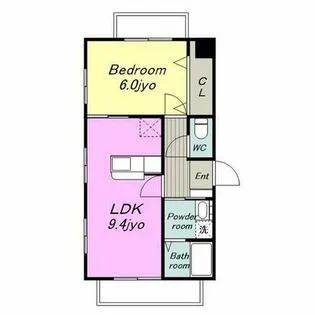 第3奥村マンション【2階】の間取り