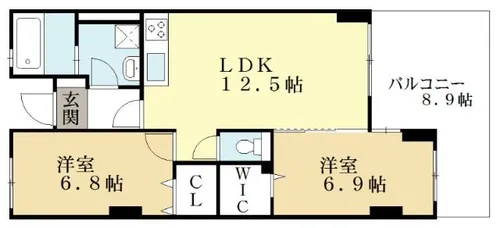 エバー・グリーン宇治【2階】の間取り