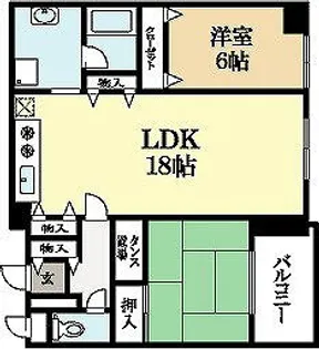 ハウス・エバーグリーン【4階】の間取り