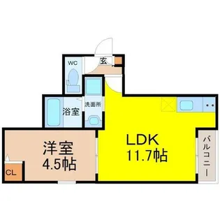 Jack osugiⅠ【1階】の間取り