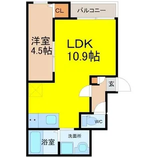 Jack osugiⅠ【1階】の間取り