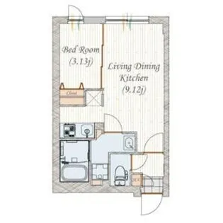 quador名古屋城駅【4階】の間取り
