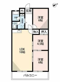 壱番館今宿【404号室】の間取り