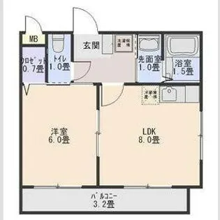 エクセルフルール【1階】の間取り