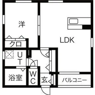 G flat 川名【1階】の間取り