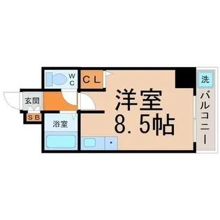 タウンエステート新栄【8階】の間取り