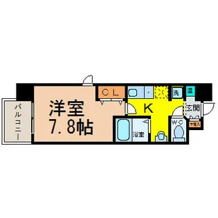 グランカーサ千代田【5階】の間取り