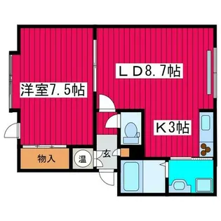 ヴィレッジ福住【3階】の間取り