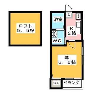 Cherry Blossom【2階】の間取り