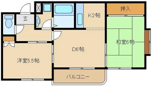 ラ・メゾンクレール【3階】の間取り