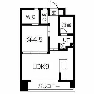 アールズプレイス福岡香椎駅前【4階】の間取り