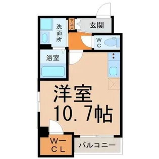 REXII茶屋ヶ坂【3階】の間取り