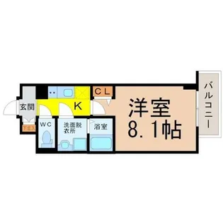 エスリード名古屋東別院【3階】の間取り