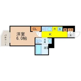 エステムコート名古屋千種グレイス【8階】の間取り