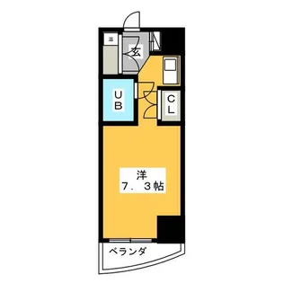 サンリヴァーメゾン【8階】の間取り