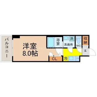 エスリード泉プライム【4階】の間取り