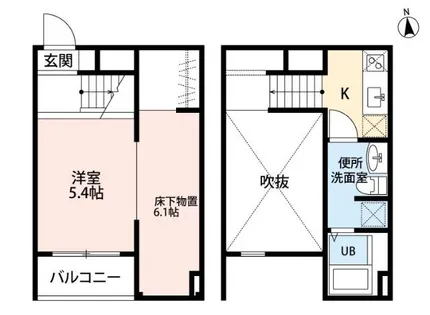 LIBRE大曽根【1階】の間取り