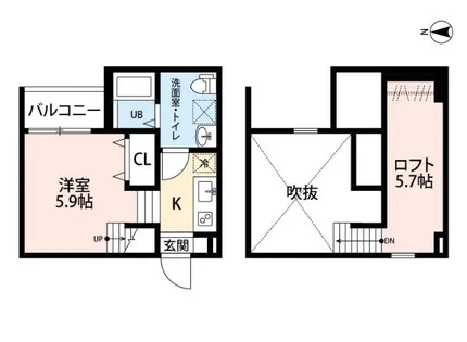 レナージュ【2階】の間取り