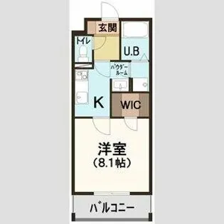 レジデンス若宮【3階】の間取り