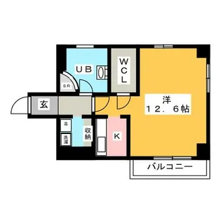 シュタットメゾンⅡ【8階】の間取り