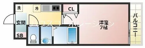 兵庫県尼崎市南塚口町8丁目【マンション】の間取り