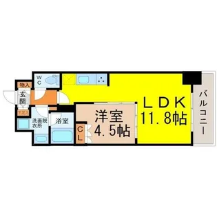 OKBアヴェニール菊井町【5階】の間取り