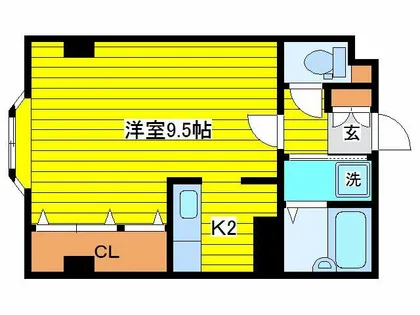 グレイスガーデン24【203号室】の間取り