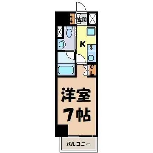 フローライト徳川【4階】の間取り