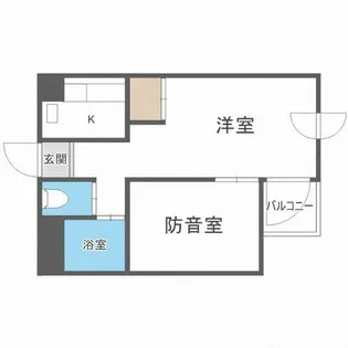 ムジカ・セ・ピアーチェ【306号室】の間取り