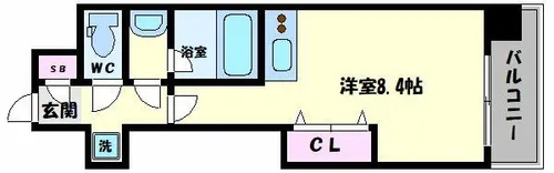 FRONT FIELD TENNOJI【11階】の間取り