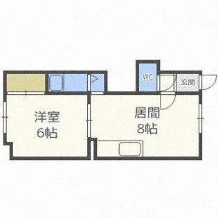 オクトーバー87【206号室】の間取り