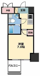 APRILE南森町【9階】の間取り