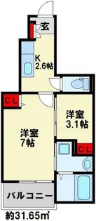 ソフィア. YMⅡ【102号室】の間取り