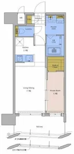 ネストピア東比恵駅前【5階】の間取り