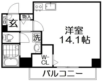 SapphireFairyCourtSouthAvenue【3階】の間取り