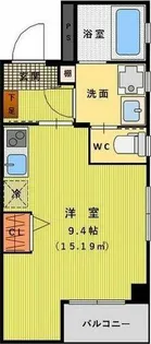 Casa Avenue Okazaki【4階】の間取り