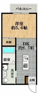 ステイザパークフロント津久野【3階】の間取り